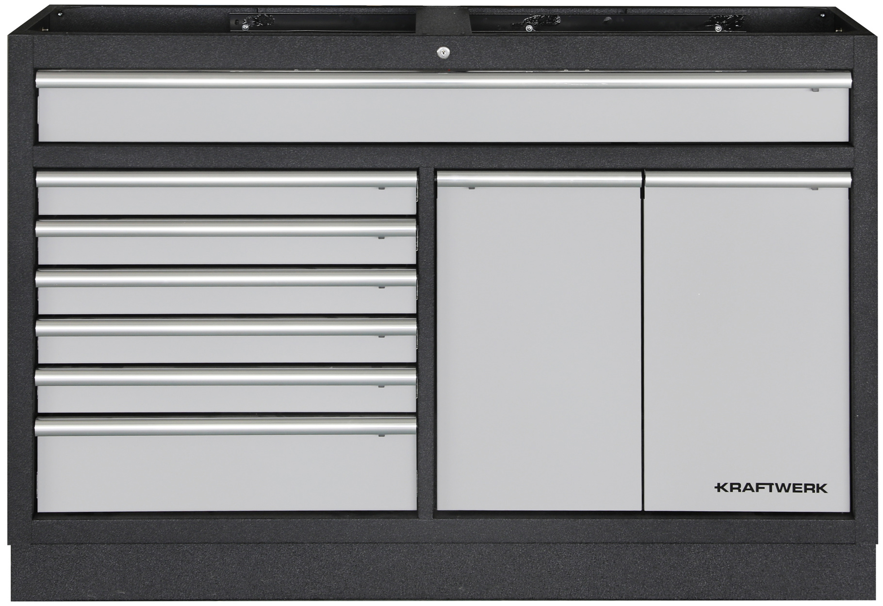 MOBILIO Armoire à tiroirs 1360 mm 7 tiroirs 2 porte