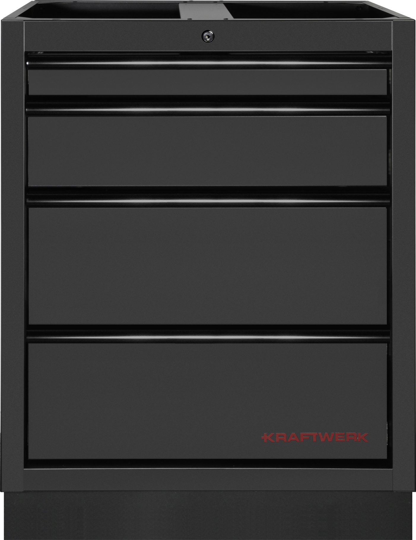 FURNITURE Cabinet, 4 drawers BLK