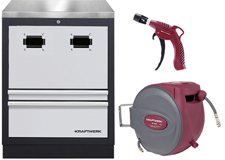 Schrank für Kabelaufroller+rostfreie Set