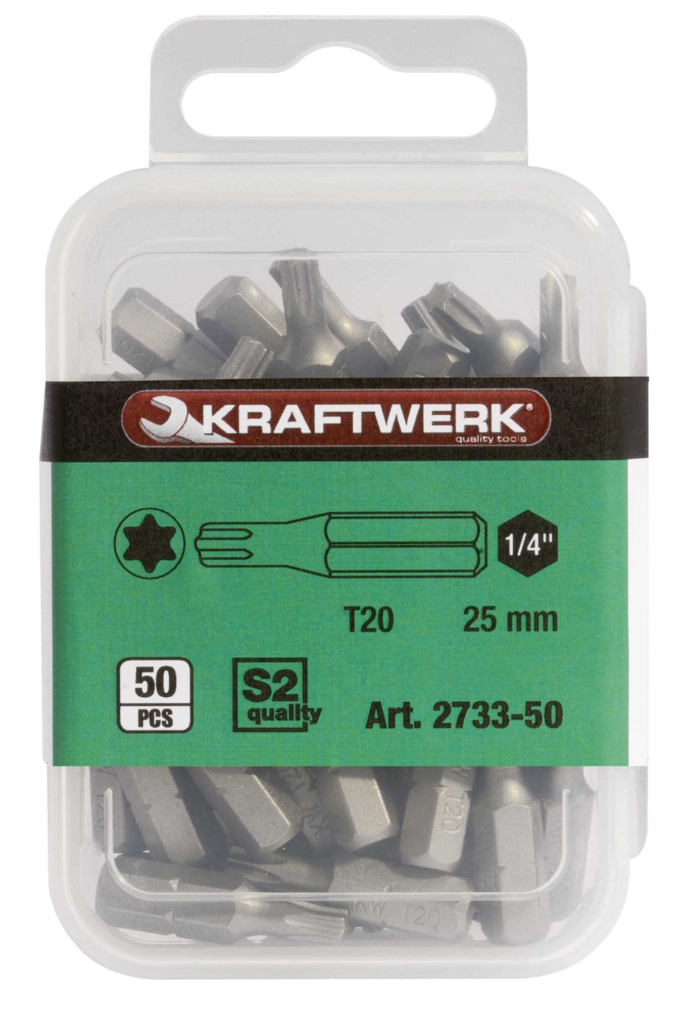 1/4'' TX bit 25 mm T30, 50 pcs.