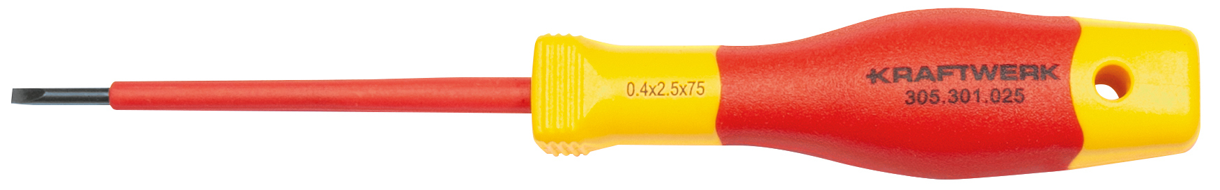 Cacciavite isolato VDE, intaglio 2.5 mm