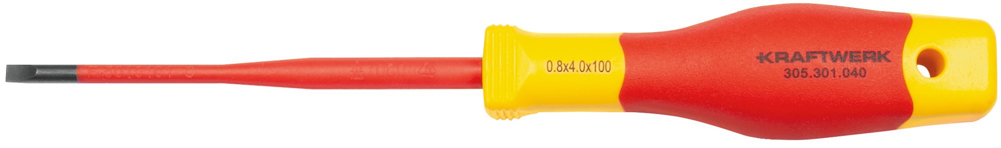 Elektriker-Schraubendreher Schlitz 4.0mm