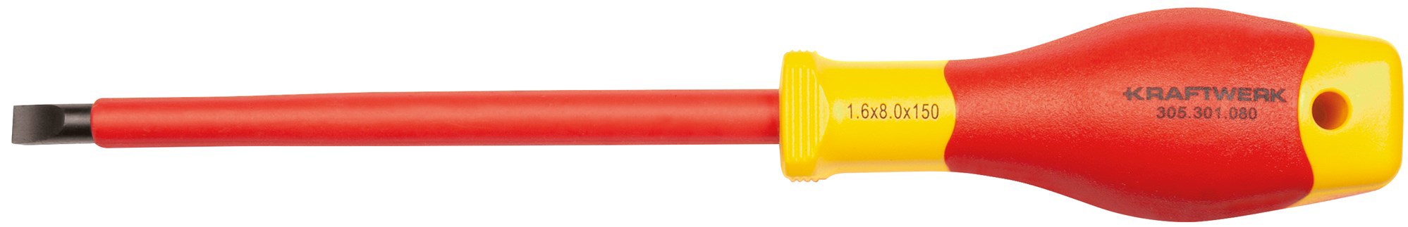 Elektriker-Schraubendreher Schlitz 8.0mm
