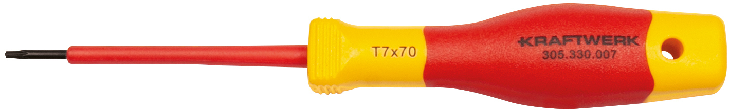 Elektriker-Schraubendr. TX m. Bohr. T7