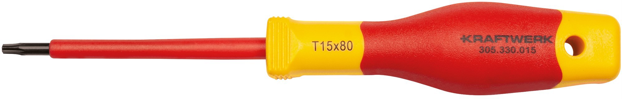 Elektriker-Schraubendr. TX m. Bohr. T15