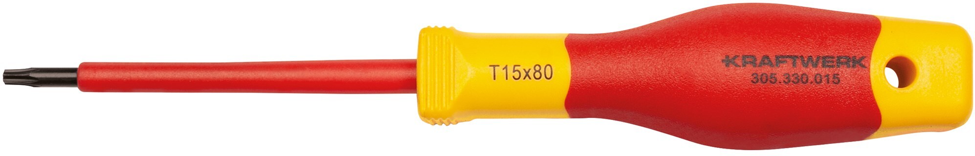 Elektriker-Schraubendr. TX m. Bohr. T15