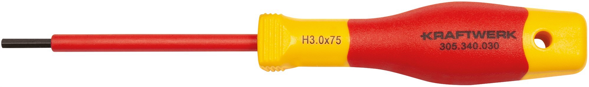 Elektriker-Schraubendreher Innensechskant 3 mm