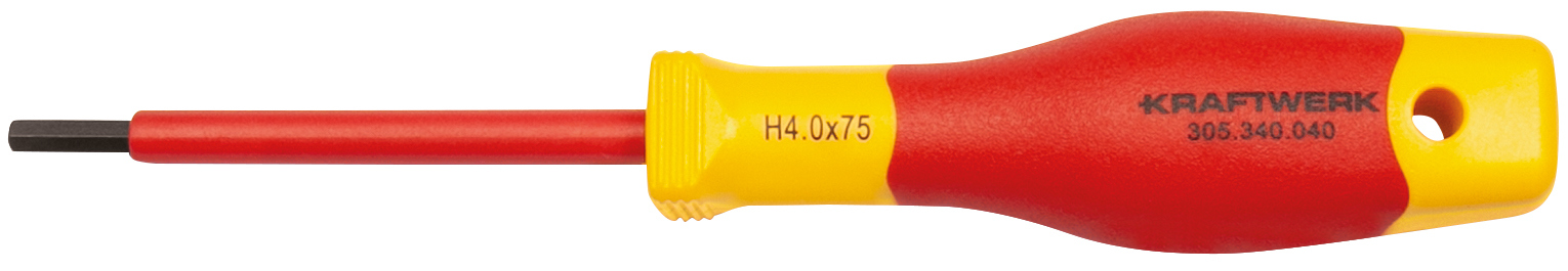 Elektriker-Schraubendreher Innensechskant 4 mm