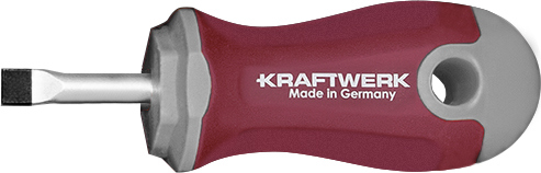 PRO LINE Short slotted screwdriver 5.5 1 25