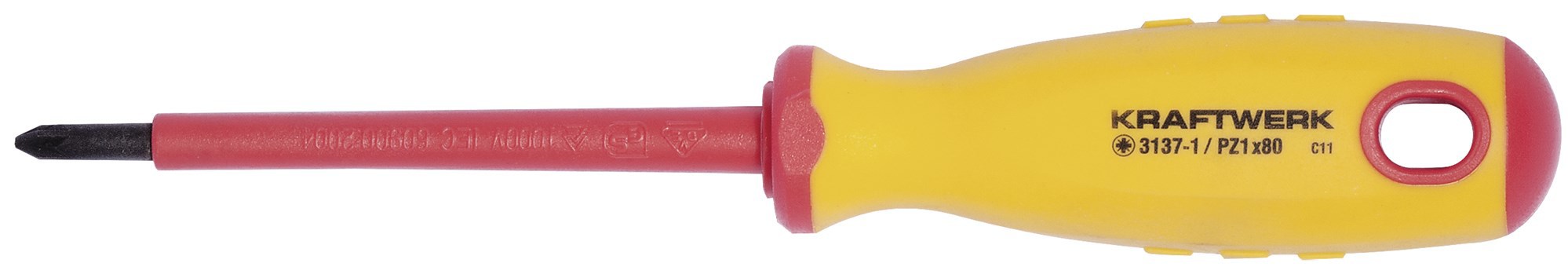 Tournevis électricien Pozidriv No. 1