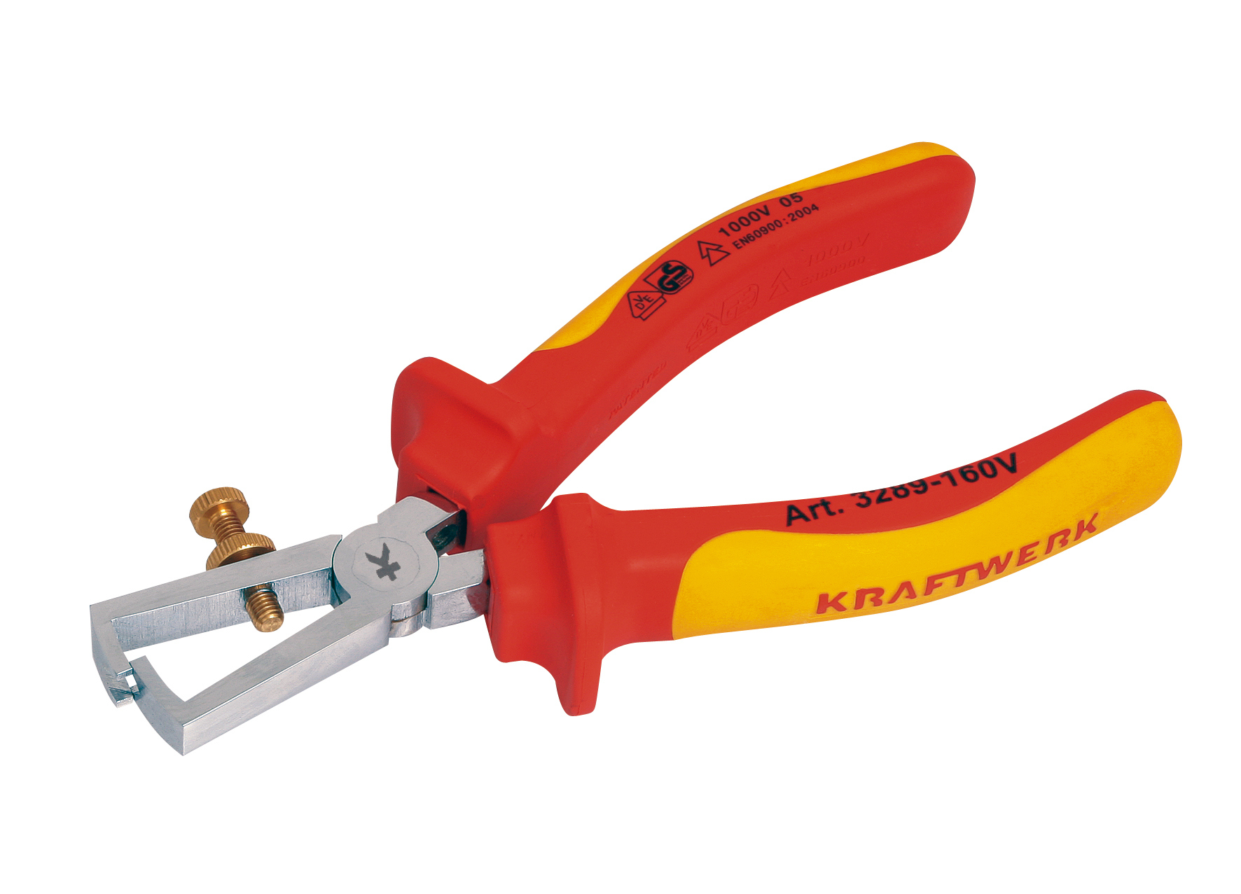 ErgoKraft VDE insulated wire stripping pliers 160 mm