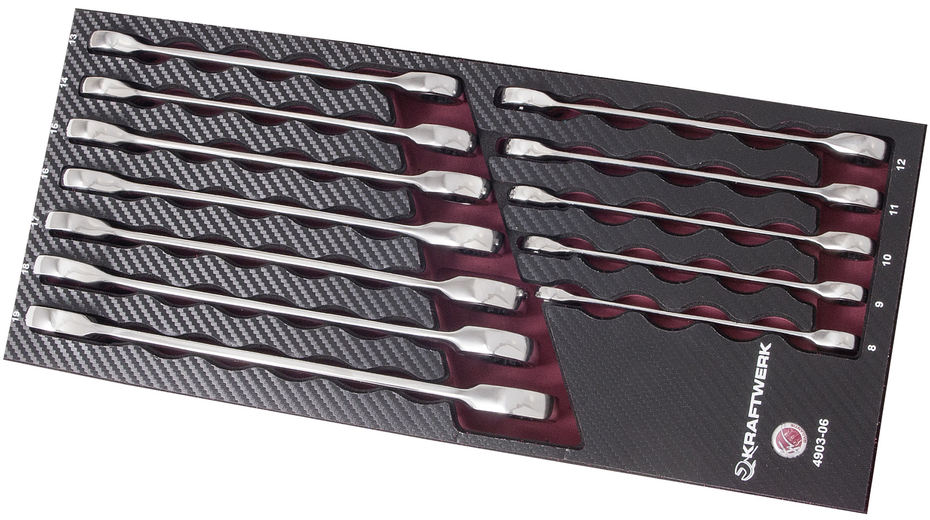 Ass. mod. EVA3 CLICKRAFT combination wrenches