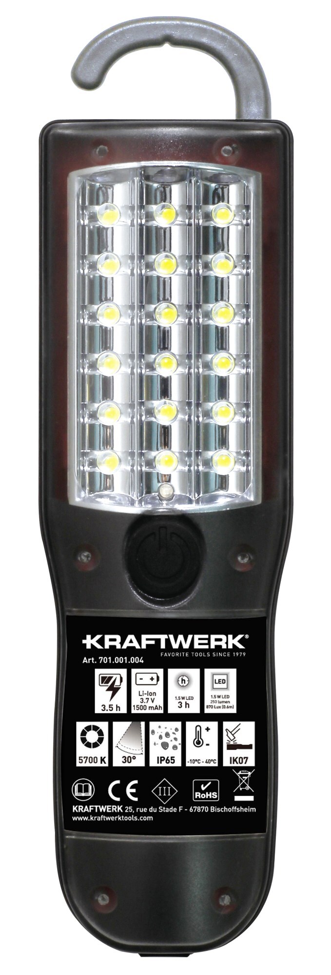 Lampe LED à accu Li-Ion Compact 250